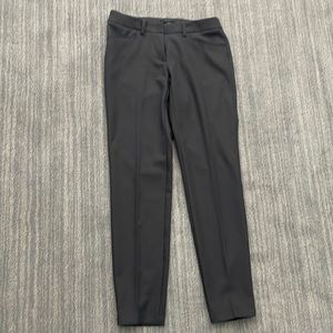 Charcoal Flat front women’s slack pant
